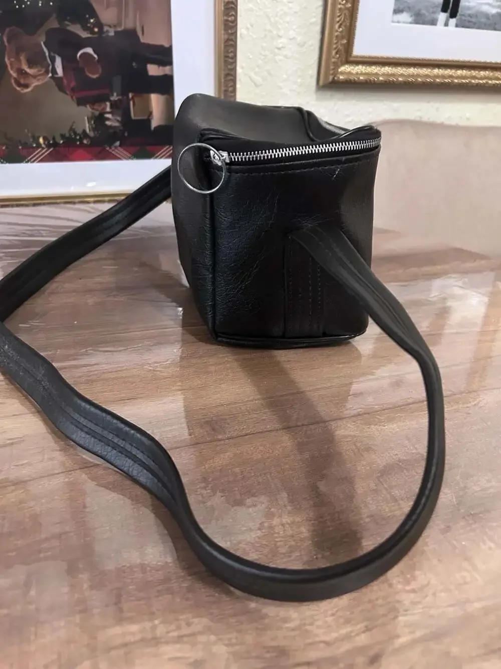 Vintage Polaroid Black Vinyl Instant Camera Bag Shoulder Case #188